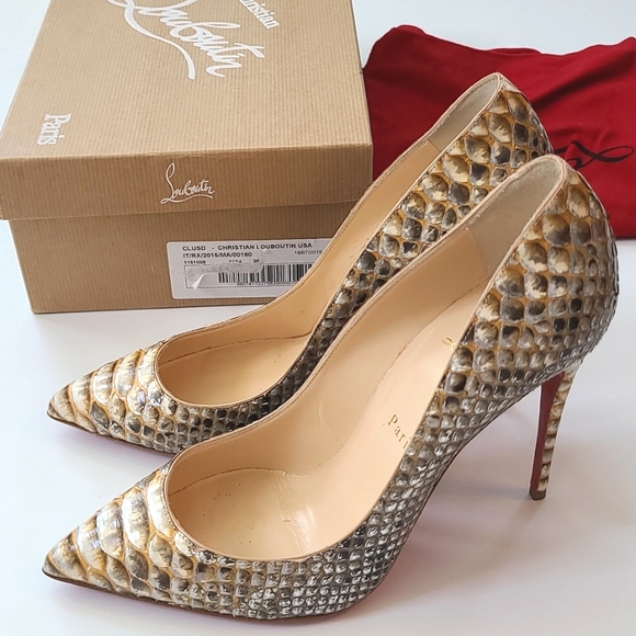 Christian loinoutin pigalle follies 100 python pump 39.5(9) - Picture 2 of 9